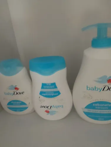 Sabonete,shampoo e condicionador dove para bebê