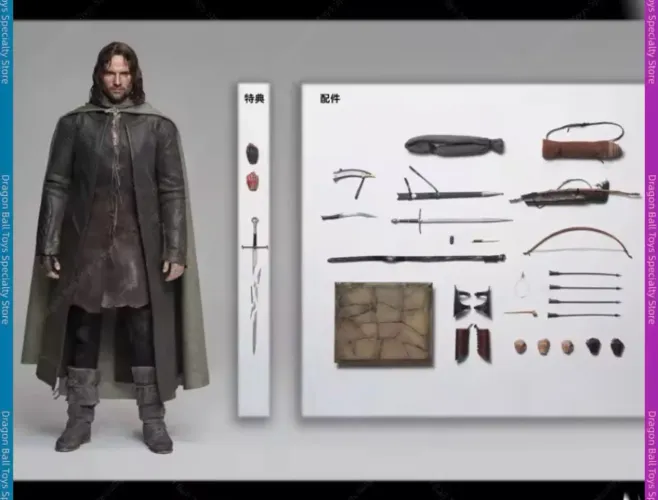 Inart Senhor dos Anéis Aragorn Premium Version Figura 1/6 ñ Hot Toys