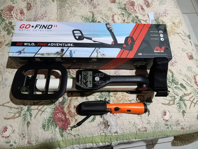 DETECTOR DE METAIS GO-FIND 11 MINELAB+ DETECTOR PORTÁTIL