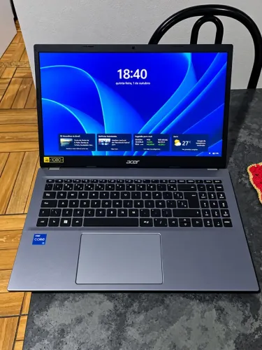 NOTEBOOK ACER I5 12 GERAÇÃO , 8GB, 256SSD - EM ÓTIMO ESTADO