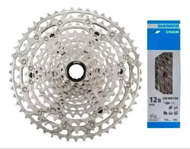 Cassete corrente Shimano deore 12 velocidade 
