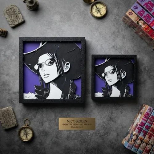Quadro 3D Shadow Box da Nami - One Piece