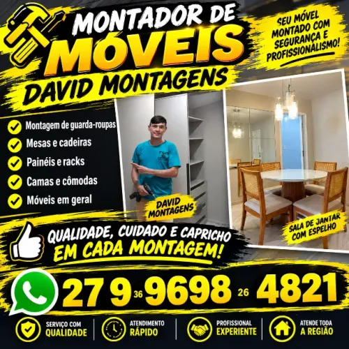 SERVIÇO DE MONTADOR DE MÓVEIS