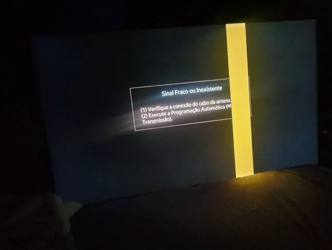 tv 55 polegadas Samsung retirada de peças 
