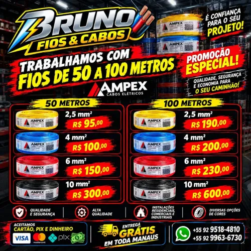 Fio de 50 / metros ou 100 metros 