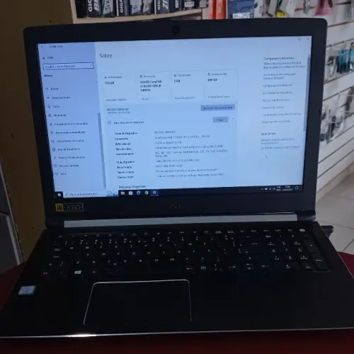 Notebook Gamer i7, Geforce 2GB, 12GB, NVMe 250GB, HD500, tela 15.6 FHD, numérico, garantia