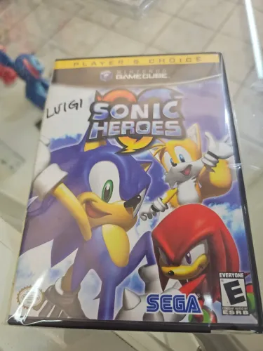 Sonic heroes game cube midia fisica original fabricante sega