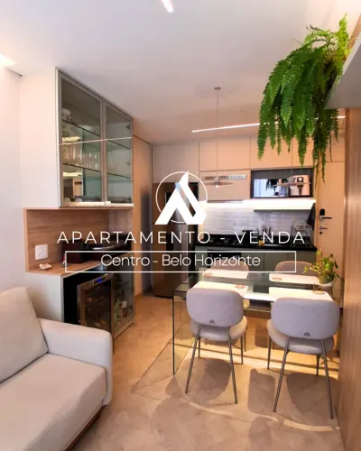 APARTAMENTO 2 QUARTOS MOBILIADO - CENTRO DE BELO HORIZONTE - LOURDES