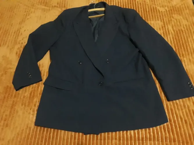 Estiloso Paletó Azul Marinho