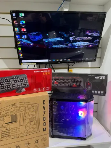 Pc Gamer I5 Black Luxo Novo, Lacrado na Caixa