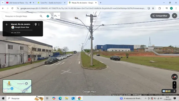 Área para locação na Zona Especial de Negócios [ZEN] em Cabiúnas, Macaé/RJ, 4.000M2, Ruas 