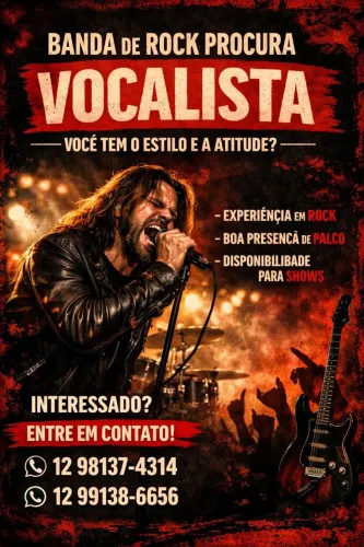 Banda de rock procura