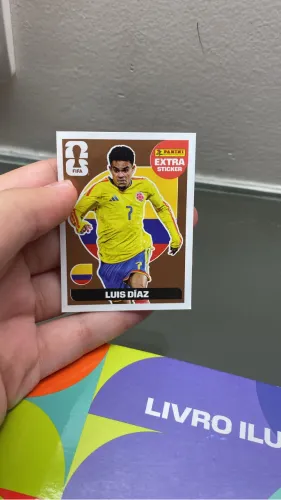 figurinha bronze luís diaz copa 2026