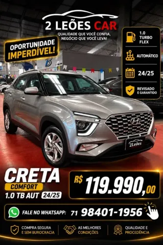 Hyundai Creta Comfort 1.0 TB 12V Flex AUT 2025