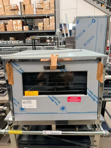 FORNO FOGÃO MAX PARALELO C/ VISOR 48X48X30 - METALMAQ