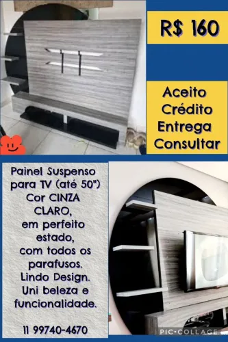 Painel para TV, moderno, lindo - perfeito estado