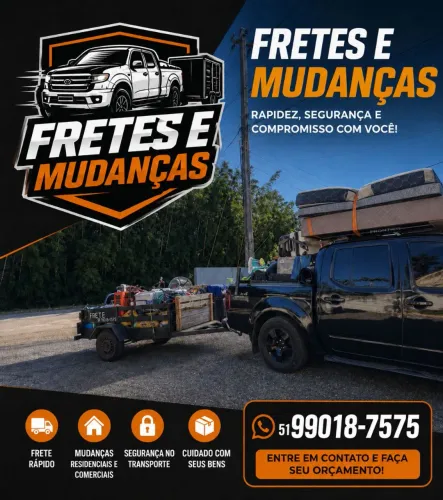 Faço fretes , pequenas mudanças e viagens 