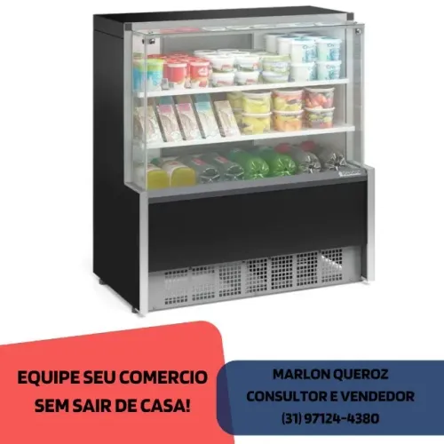 Balcão Refrigerado 1,10M 2 Placas Gelopar