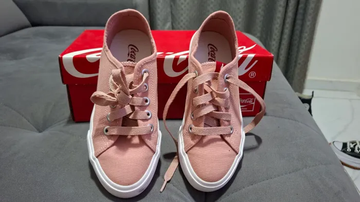 ** OPORTUNIDADE tênis Coca Cola CC2186 BLEND BASIC ROSE N°34 // SOMENTE VENDA **