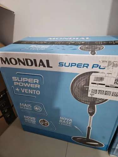 MONDIAL Ventilador Coluna 110V, 40cm, 6 pás, Super Power - VSP-40C-B