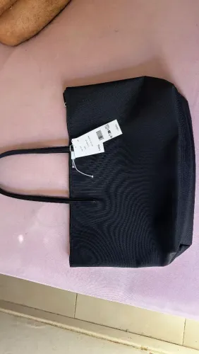 Bolsa Tote Lacoste Preta Original - Nova com Etiqueta