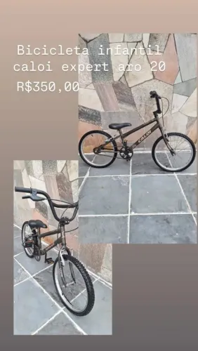 Bicicleta infantil caloi expert aro 20