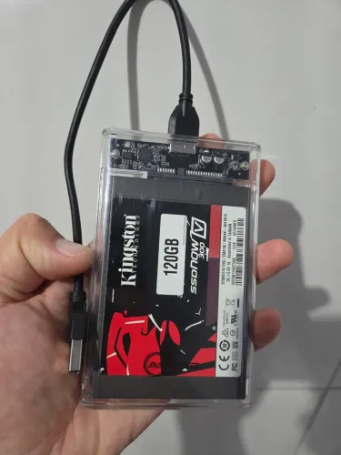 SSD externo 120GB Kingston | saúde 96%