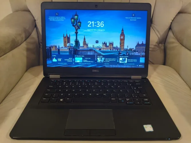Notebook Latitude Dell E5470 Intel i5 8Gb Ddr4 SSD 240Gb Tela 14 