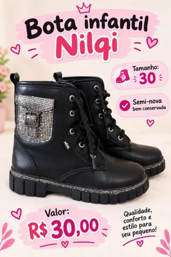 Calçados infantil semi novo 
