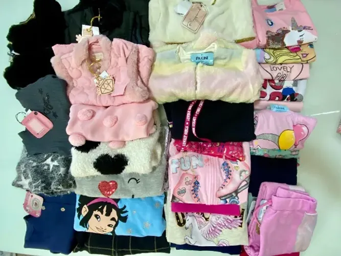 LOTE ROUPA INFANTIL 6B MENINA TAMANHO 8 (COM ETIQUETAS)