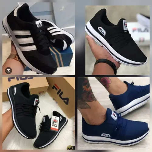 Tênis masculino fila e adidas
