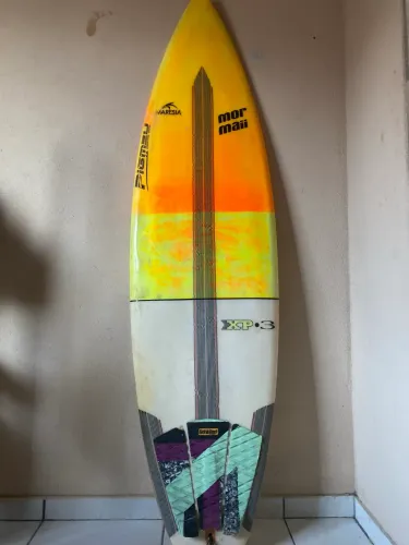 Prancha de Surf Pigmeu 6'1 XP-3 (Mormaii / Maresia) + Deck + Quilhas