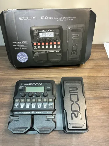? Pedaleira Zoom G1X Four + 50 Presets Prontos (Metal/Worship) - OPORTUNIDADE ?