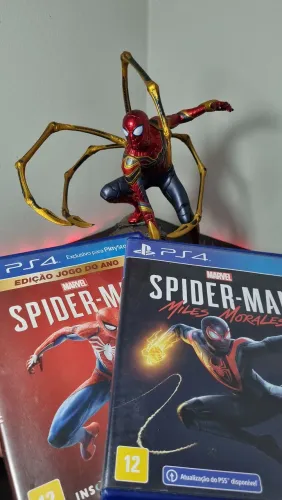 Spider-Man e Spider-Man Miles Morales Ps4 novinho