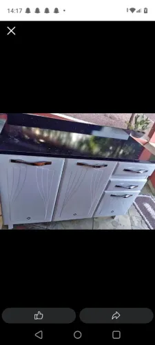 Balcão De Aço 1,20cm.Novo/Entregamos É Montamos 