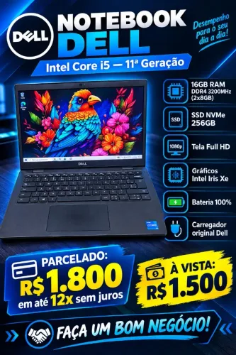 Notebook Dell i5/ 16GB RAM/ SSD Nvme entrego