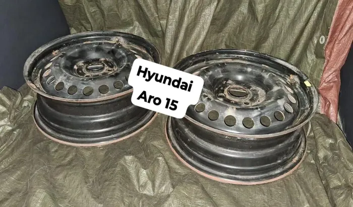 Rodas de ferro aro 15 hyunday hb20