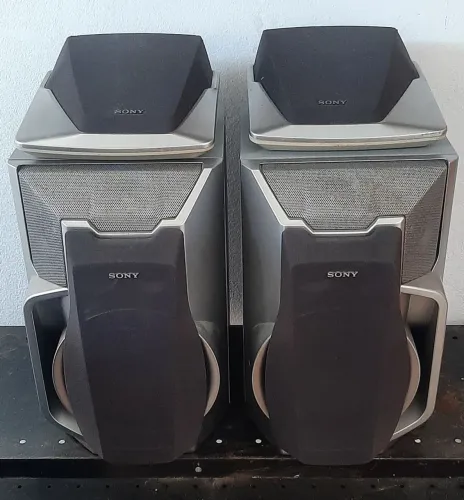 Caixas de som sony do GRX800 funcionando perfeitamente