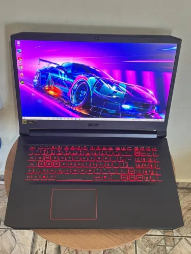Notebook Gamer Acer Nitro 5 - i7 de 10 Ger.- Mem. de 16GB - SSD 128gb + Hd - GTX 1650 - 17
