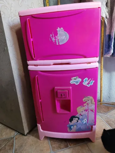 Geladeira Infantil Disney Rosa - Brinquedo