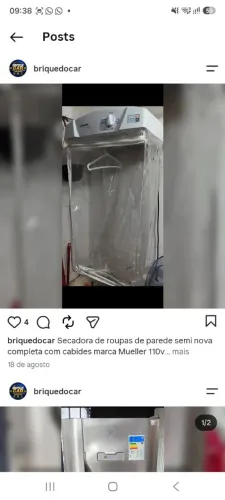 Vendo secadora 110v