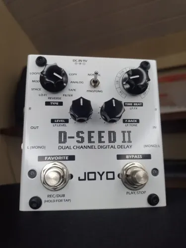 Pedal de Efeito para Guitarra - Delay JOYO D-Seed 2