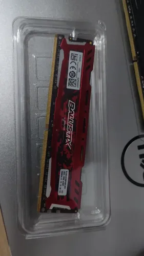 Memória Crucial Ballistix Sport LT, 8GB, 2666MHz, DDR4, CL16, Vermelho
