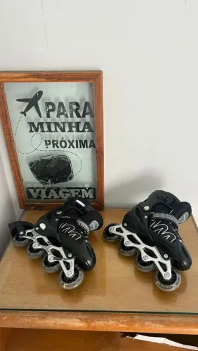 PATINS INLINE AJUSTÁVEL - NOVO