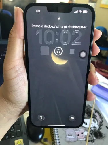 Apple iPhone 14 Plus (128 GB) Meia-Noite, única dona.