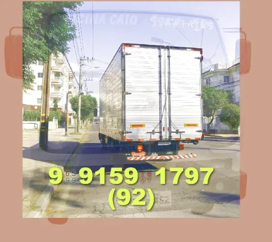 frete bau)~!]= no Centro, São Jorge e Flores - Transporte seguro e rápido com André!