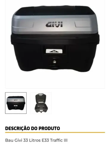 Baú GIVI 33 Lts