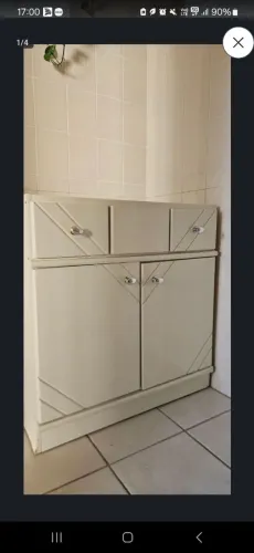 Gabinete balcão de banheiro