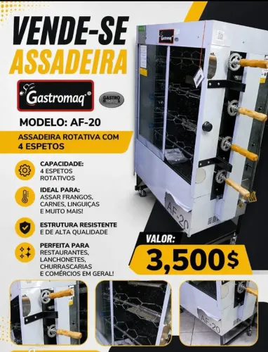 OPORTUNIDADE! ASSADORA GASTROMAQ AF-20