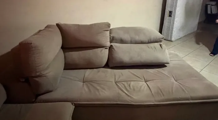 Sofá 5 lugares retrátil
